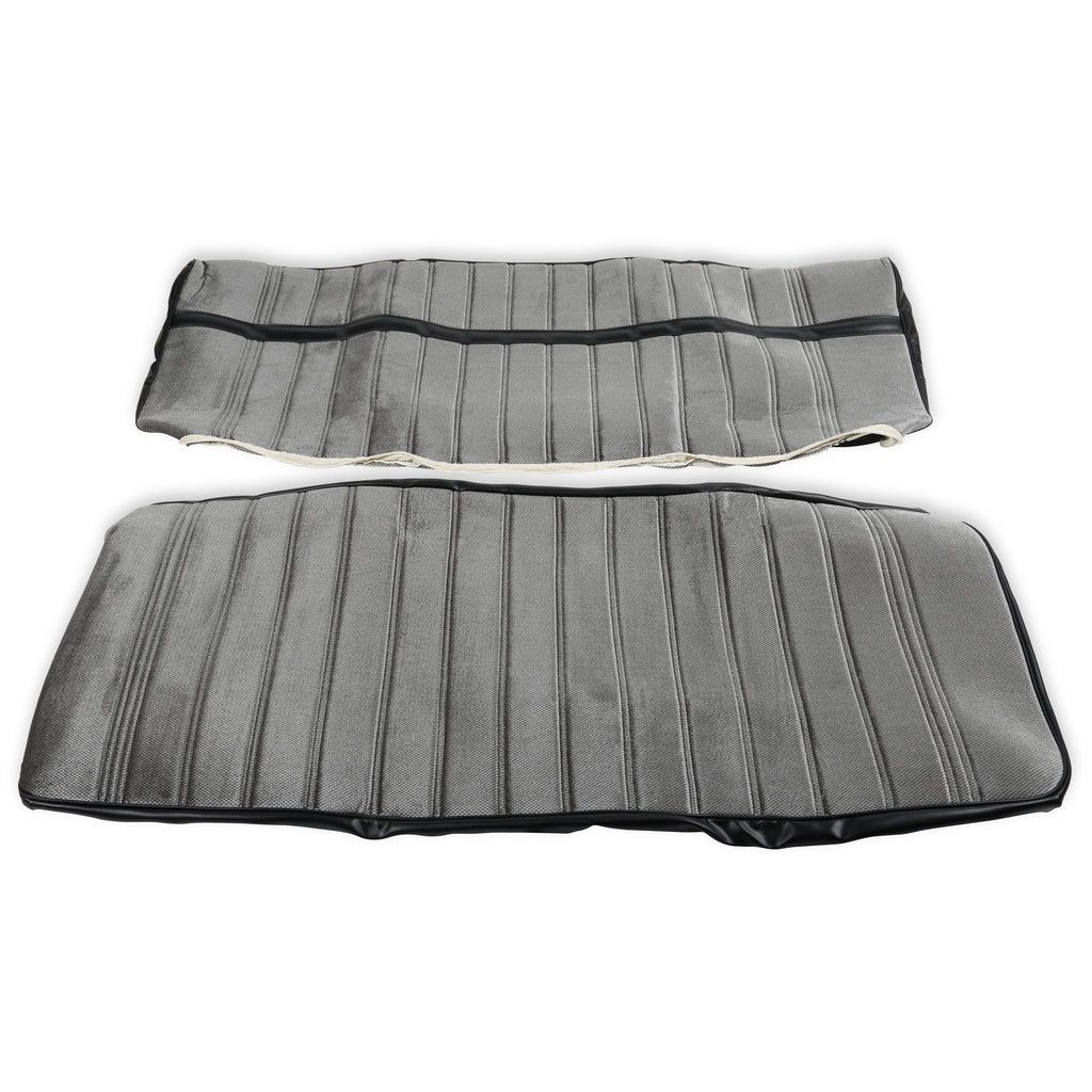 Classic-Trucks-CK-Seat-Upholstery-Kit---ClothVinyl---BlackSilver