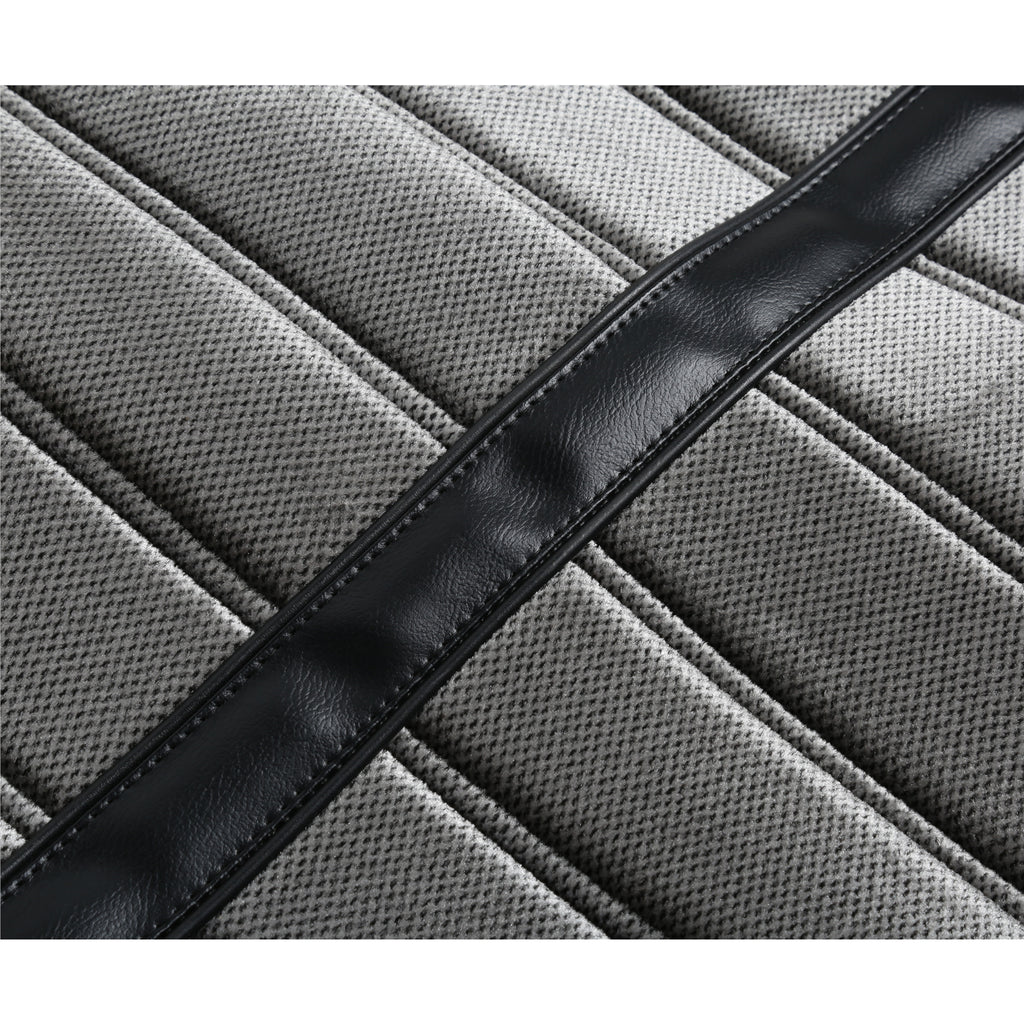 Classic-Trucks-CK-Seat-Upholstery-Kit---ClothVinyl---BlackSilver