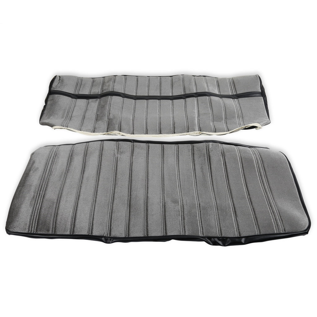 Classic-Trucks-CK-Seat-Upholstery-Kit---ClothVinyl---BlackSilver