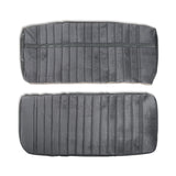 Holley 05-294  Classic Trucks C/K Seat Upholstery Kit - Cloth/Vinyl - Grey/Charcoal