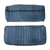 Holley 05-292  Classic Trucks C/K Seat Upholstery Kit - Cloth/Vinyl - Navy