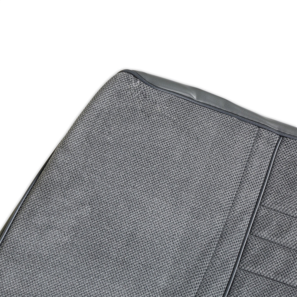 Classic-Trucks-CK-Seat-Upholstery-Kit---Deluxe-Pleat-ClothVinyl---GreyCharcoal