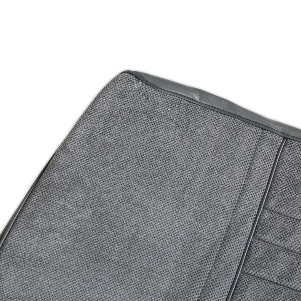 Classic-Trucks-CK-Seat-Upholstery-Kit---Deluxe-Pleat-ClothVinyl---GreyCharcoal