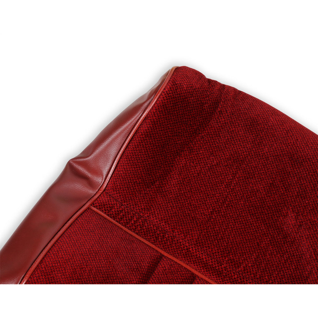 Classic-Trucks-CK-Seat-Upholstery-Kit---Deluxe-Pleat-ClothVinyl---MaroonBurgundy