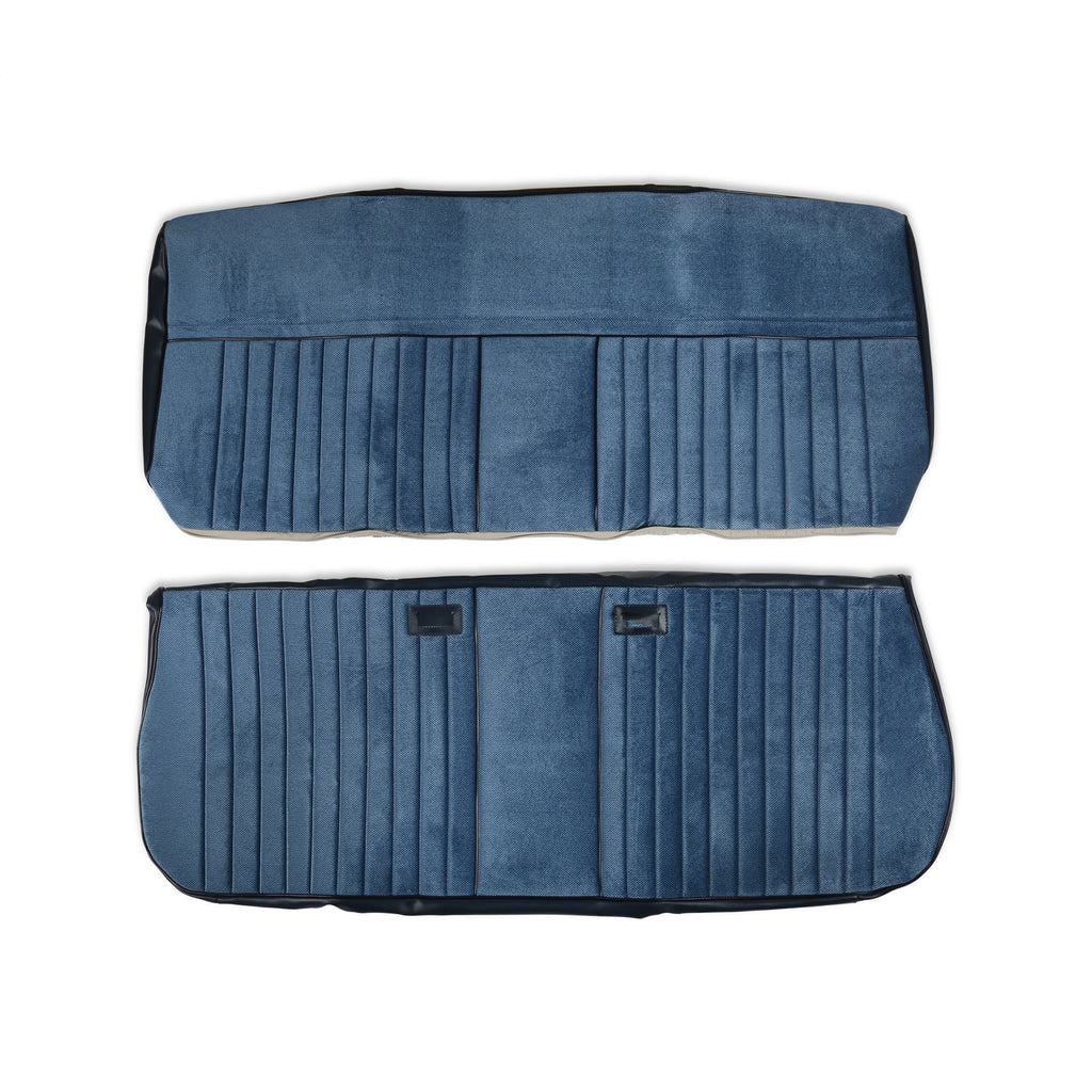 Classic-Trucks-CK-Seat-Upholstery-Kit---Deluxe-Pleat-ClothVinyl---Navy