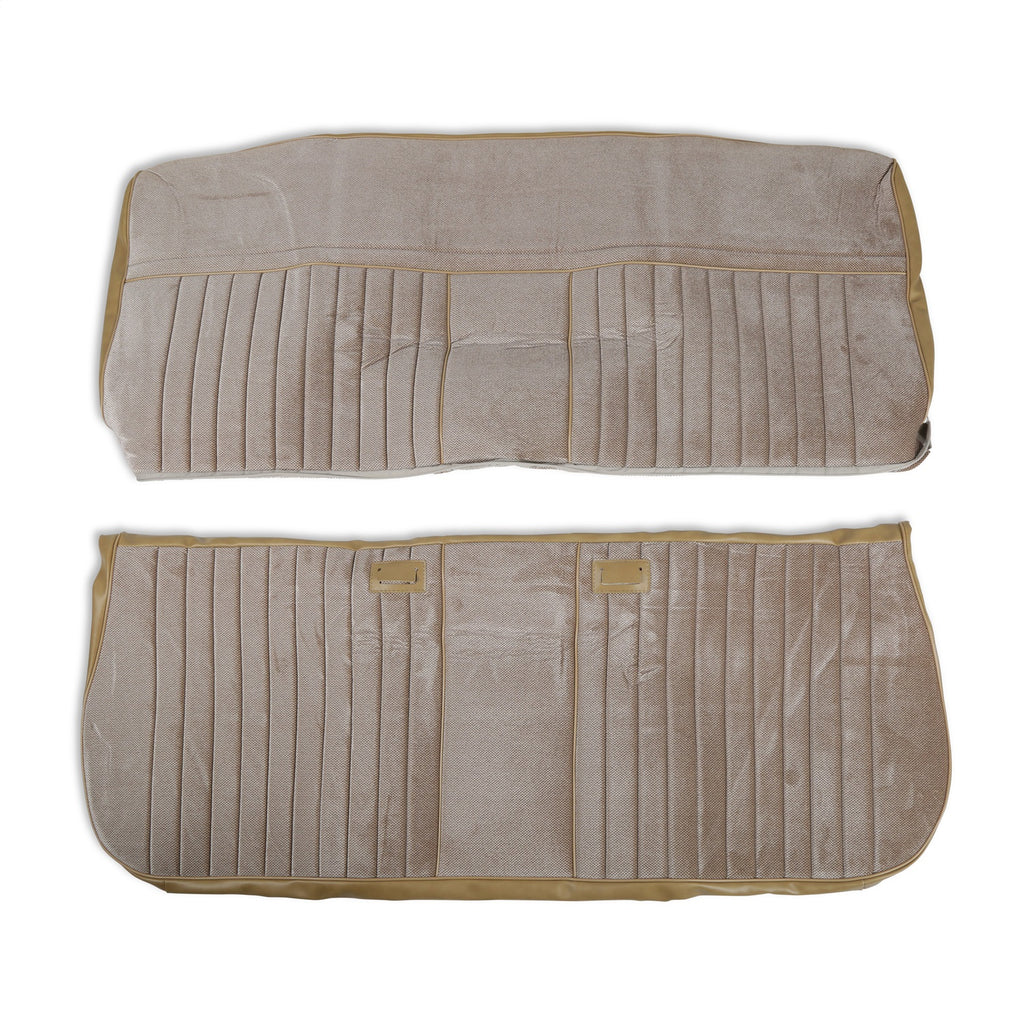 Classic-Trucks-CK-Seat-Upholstery-Kit---Deluxe-Pleat-ClothVinyl---Tan