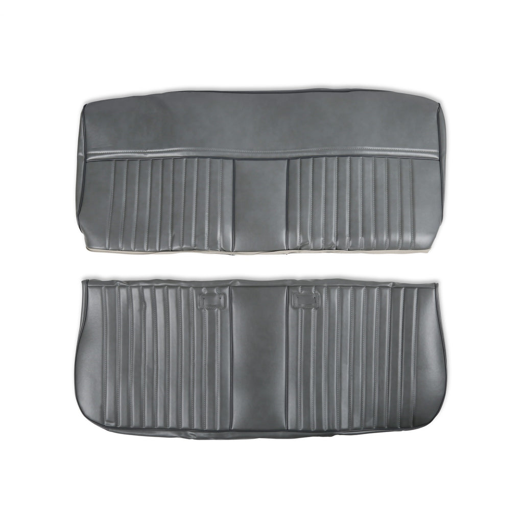 Classic-Trucks-CK-Seat-Upholstery-Kit---Deluxe-Pleat-Vinyl---Charcoal