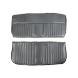 Holley 05-319  Classic Trucks C/K Seat Upholstery Kit - Deluxe Pleat Vinyl - Charcoal