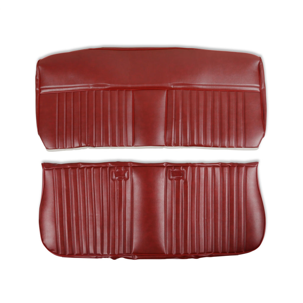 Classic-Trucks-CK-Seat-Upholstery-Kit---Deluxe-Pleat-Vinyl---Maroon