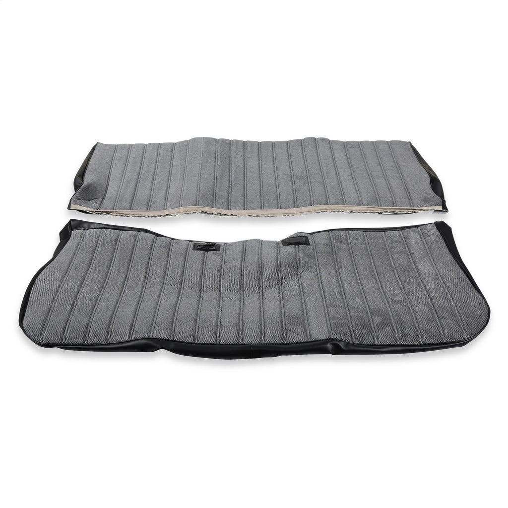 Classic-Trucks-CK-Seat-Upholstery-Kit---Full-Pleat-ClothVinyl---BlackSilver