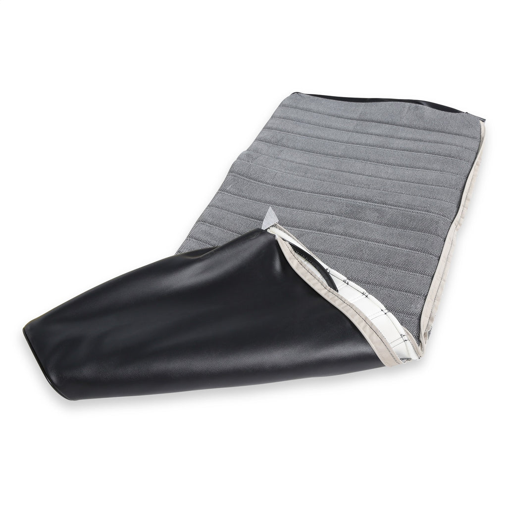 Classic-Trucks-CK-Seat-Upholstery-Kit---Full-Pleat-ClothVinyl---BlackSilver