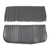 Holley 05-304  Classic Trucks C/K Seat Upholstery Kit - Full Pleat Vinyl - Charcoal