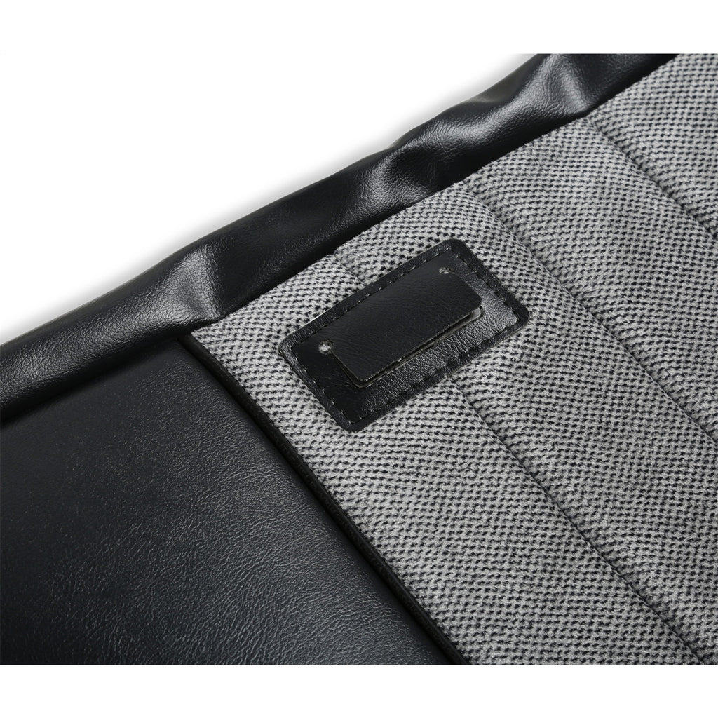 Classic-Trucks-CK-Seat-Upholstery-Kit---Standard-Pleat-ClothVinyl---BlackSilver