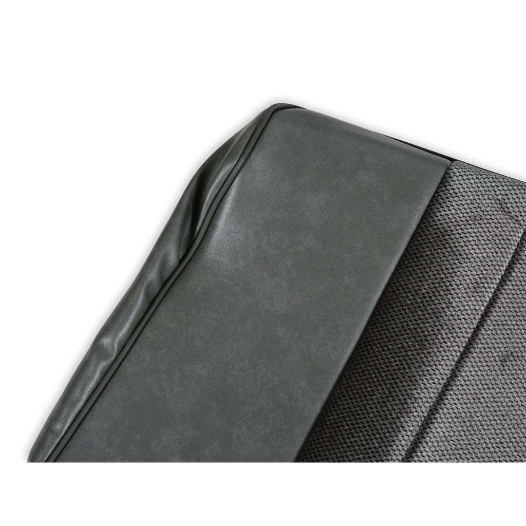 Classic-Trucks-CK-Seat-Upholstery-Kit---Standard-Pleat-ClothVinyl---GreyCharcoal
