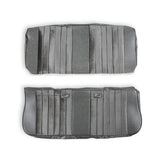 Holley 05-314  Classic Trucks C/K Seat Upholstery Kit - Standard Pleat Cloth/Vinyl - Grey/Charcoal