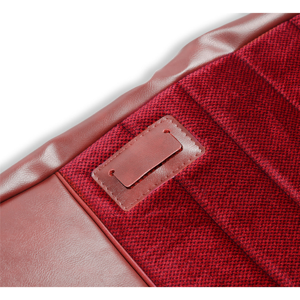 Classic-Trucks-CK-Seat-Upholstery-Kit---Standard-Pleat-ClothVinyl---MaroonBurgundy