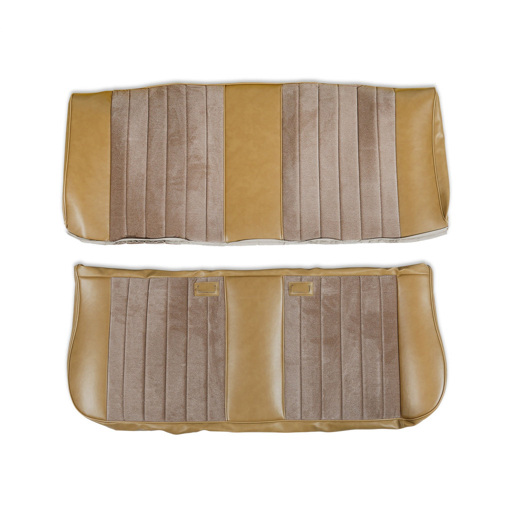 Classic-Trucks-CK-Seat-Upholstery-Kit---Standard-Pleat-ClothVinyl---Tan