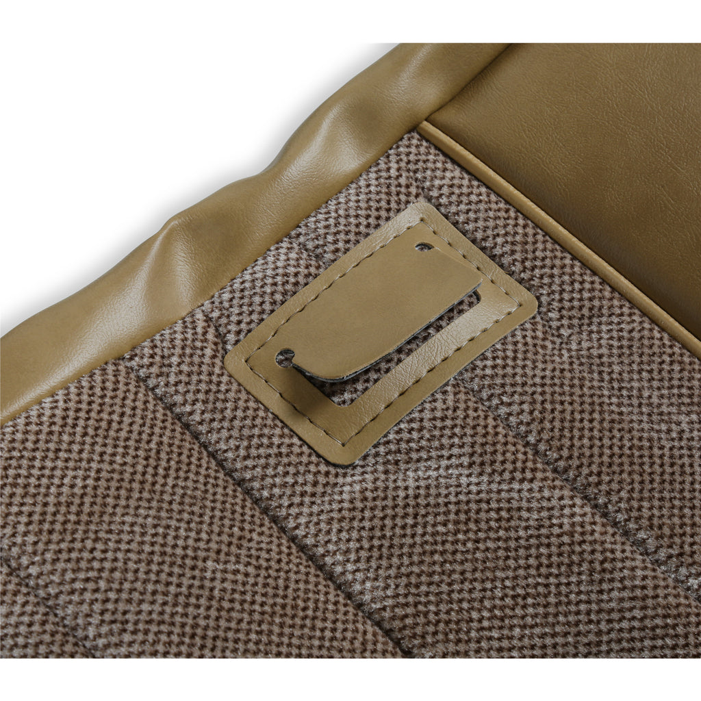 Classic-Trucks-CK-Seat-Upholstery-Kit---Standard-Pleat-ClothVinyl---Tan