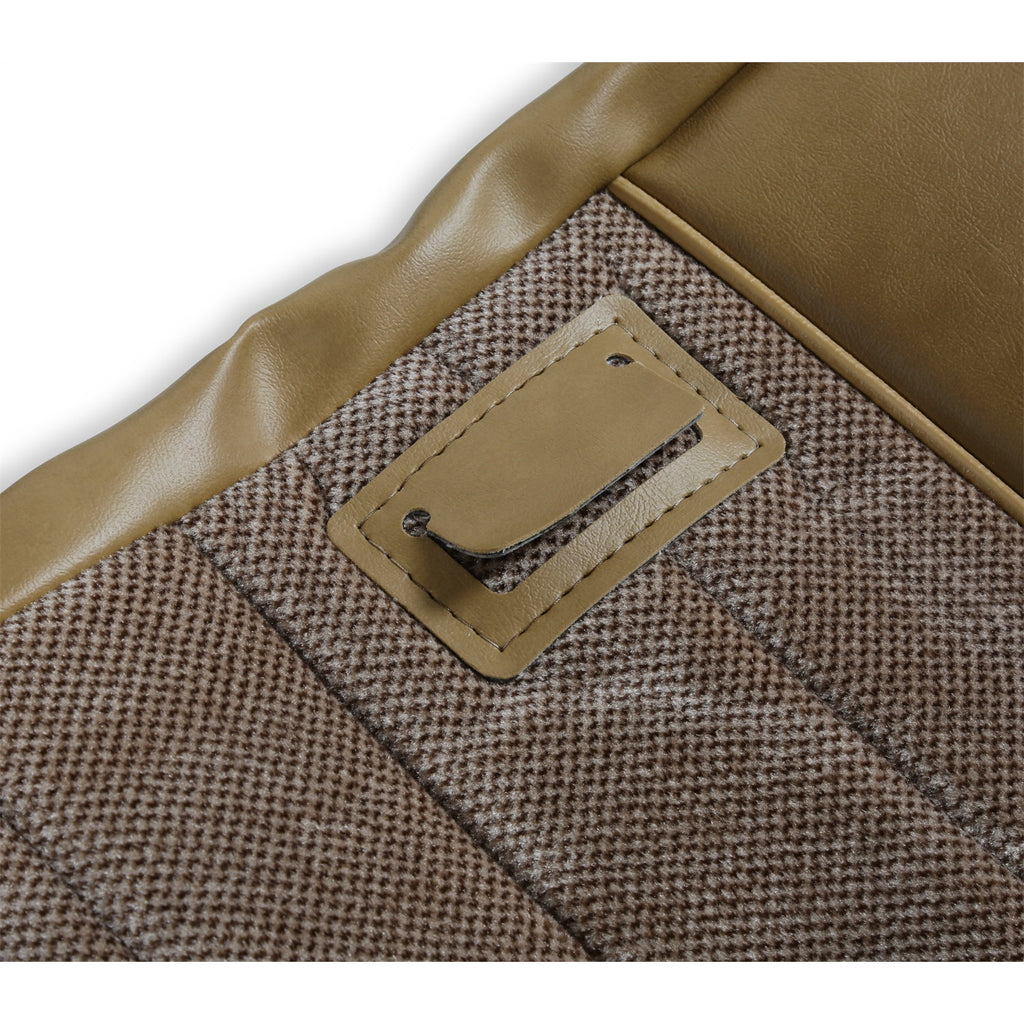 Classic-Trucks-CK-Seat-Upholstery-Kit---Standard-Pleat-ClothVinyl---Tan