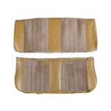 Holley 05-313  Classic Trucks C/K Seat Upholstery Kit - Standard Pleat Cloth/Vinyl - Tan