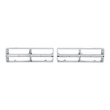 Holley 06-400  Classic Trucks Ford F-Series Grille Inserts - Chrome