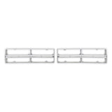 Holley 06-401  Classic Trucks Ford F-Series Grille Inserts - Silver