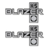 Holley 04-548  Classic Trucks K5 Fender Badge Pair - Blazer 4Wd