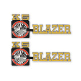 Holley 04-546  Classic Trucks K5 Fender Badge Pair - Blazer 4Wd