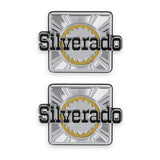 Holley 04-549  Classic Trucks K5 Rear Side Emblem Pair - Silverado