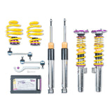 KW 35220821 Adjustable Coilovers, Aluminum Top Mounts, Independent Compression and Rebound