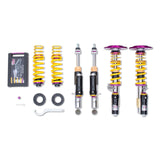 KW 397202AN Adjustable Coilovers, Aluminum Top Mounts, Rebound and Low & High Compression