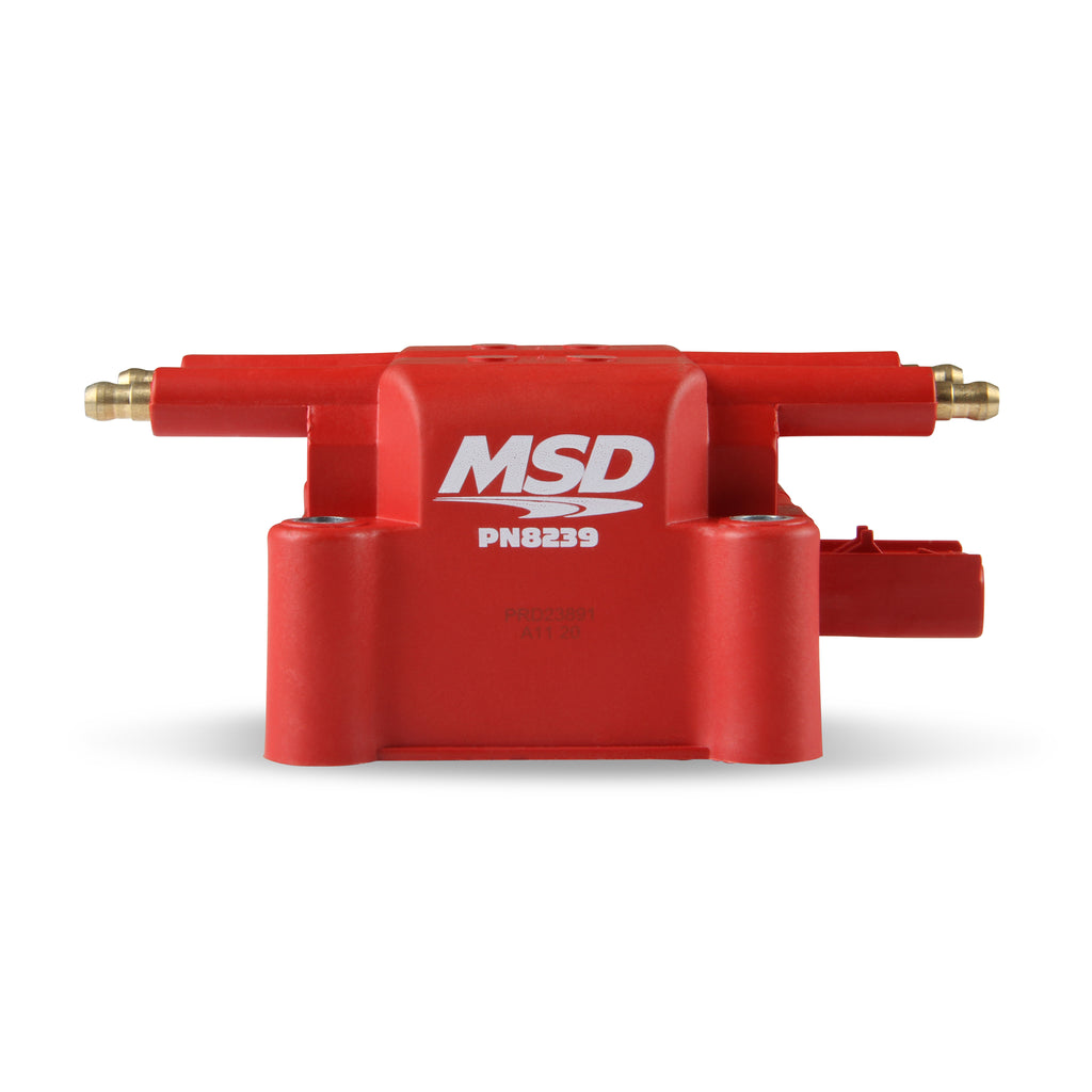Coil-Ignition-Various-Makes-And-Models;-Msd-Bolt-In-Replacement-Coils;-Round-Terminals