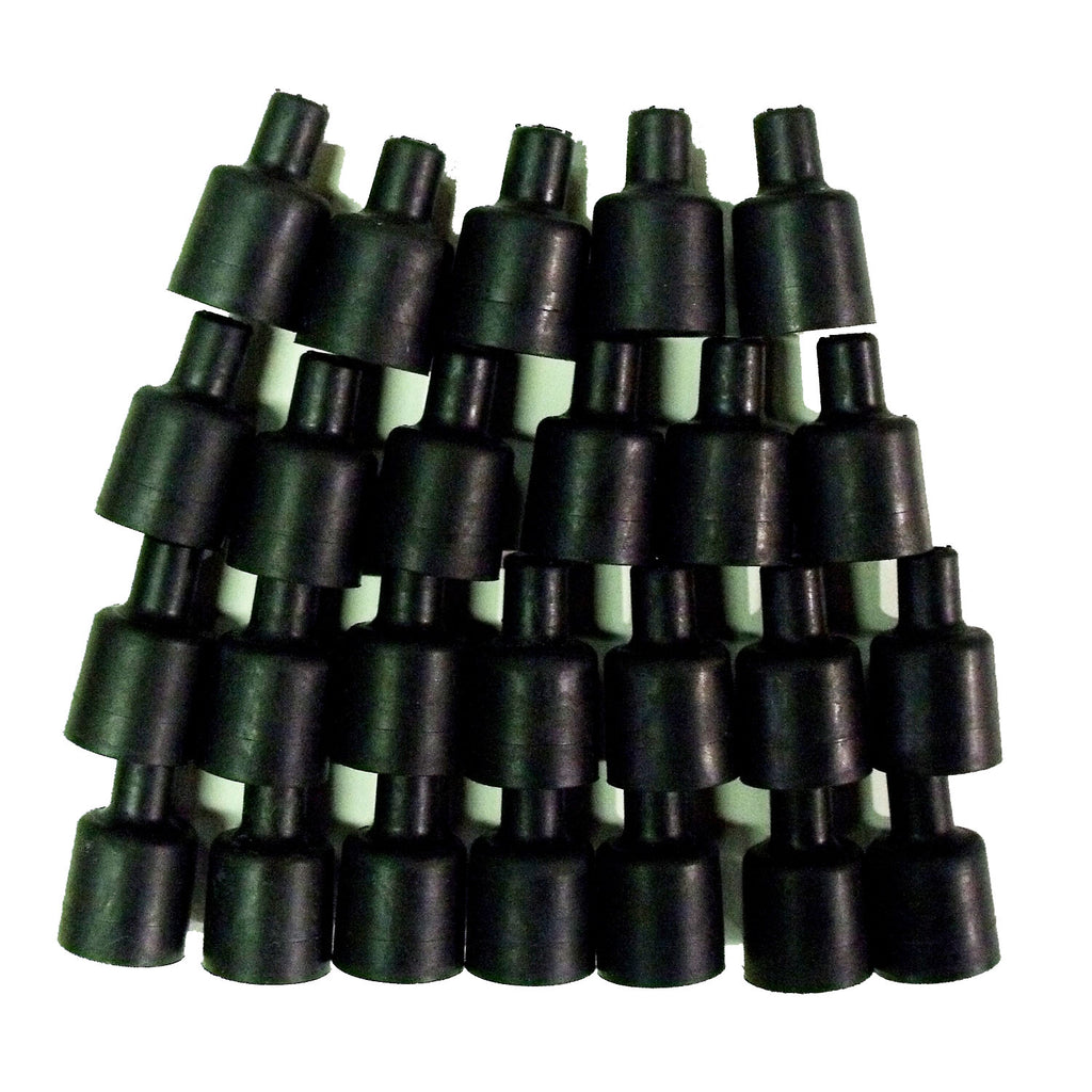 Coil-Wire-Boot---180-Deg-25Pk---Black