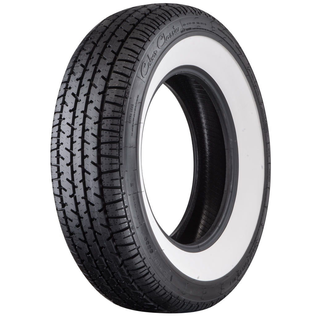 Coker 737101 P185/80R13 Coker Classic SS 2 7/8" WW for Select Buick Century, Buick Skyhawk, Buick Skylark, Buick Somerset, Buick Somerset Regal, Chevrolet Beretta, Chevrolet Cavalier, Chevrolet Celebrity, Chevrolet Citation, Chevrolet Citation II,