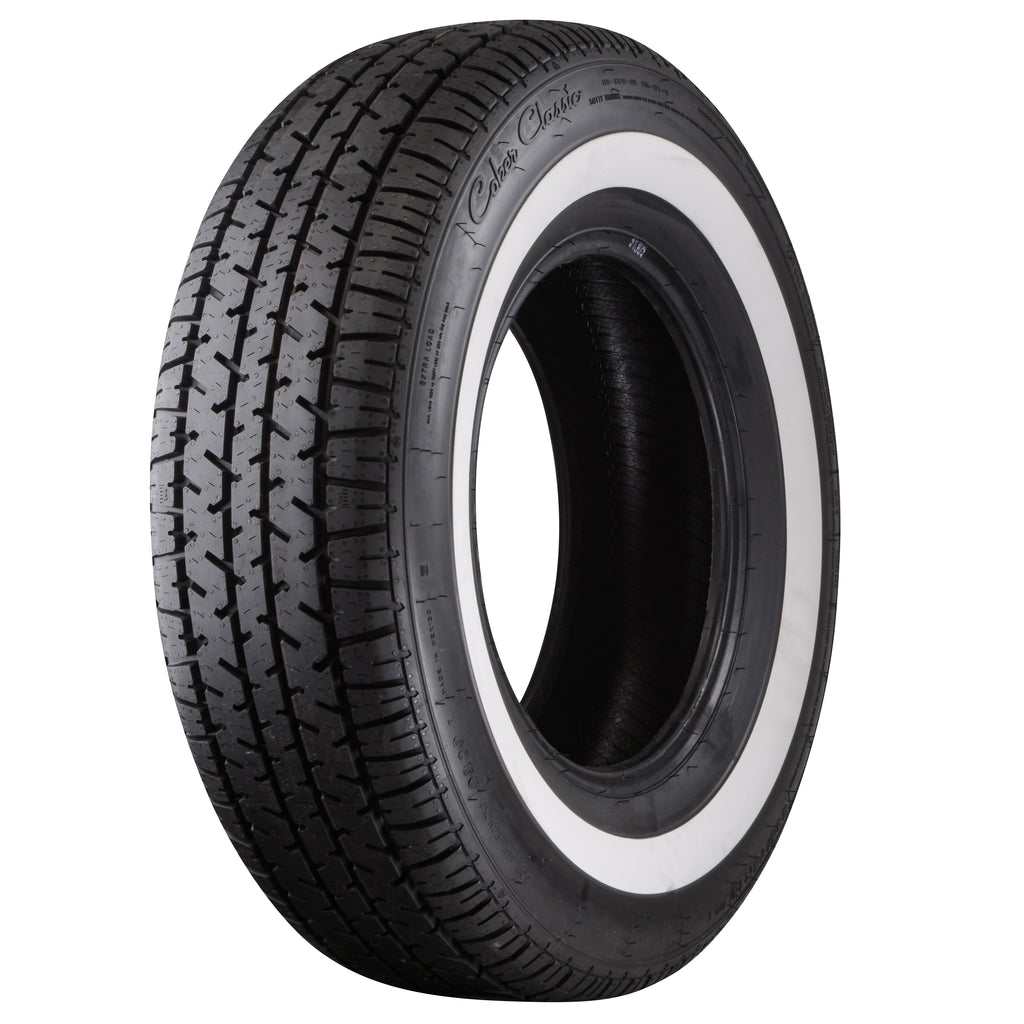 Coker 738110 235/75R15 Coker Classic SS 1.6" WW for Select Bentley S1 Series, Bentley S2 Series, Bentley S3 Series, Buick Electra, Buick Estate Wagon, Cadillac Calais, Cadillac Commercial Chassis, Cadillac DeVille, Cadillac Eldorado, Cadillac Fleetwood,