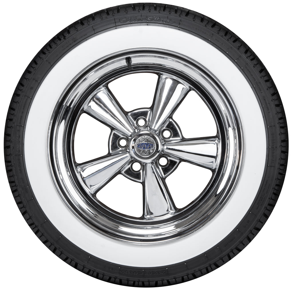 Coker 738108 235/55R17 Coker Classic SS 1 3/4" WW for Select Audi A8 Quattro, Avanti Avanti, BMW X3, Buick Lucerne, Buick Park Avenue, Cadillac CTS, Cadillac DTS, Cadillac DeVille, Cadillac Seville, Chevrolet Impala, Chevrolet Impala Limited, Chevrolet