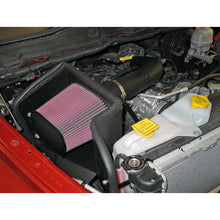 Load image into Gallery viewer, Cold-Air-Induction-Ram-Air-2002-2005-Dodge-Ram;-4.7L;-Fuel-Injection-Performance-Kit;-Kit-Includes-Heat-Shield,-Piping,-Filter,-And-Hardware;-Heat-Shield-And-Piping-Are-Black