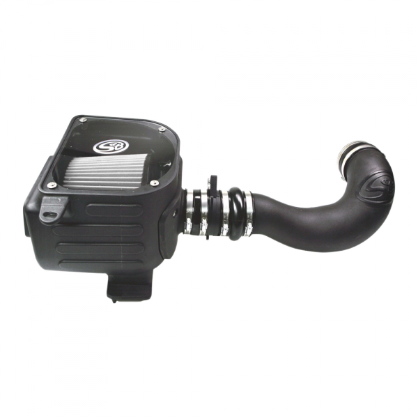 Cold-Air-Intake-For-07-08-Gmc-Sierra-4.8L,-5.3L,-6.0L-Dry-Dry-Extendable-White-SB