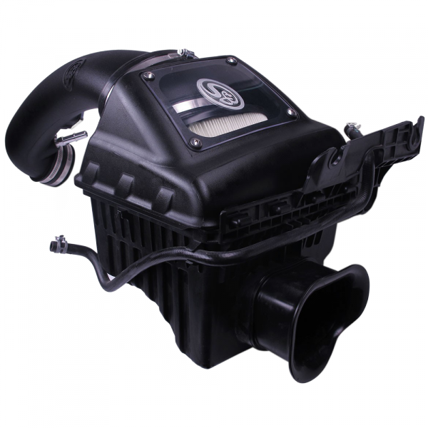 Cold-Air-Intake-For-11-14-Ford-F150-V8-5.0L-Dry-Dry-Extendable-White-SB