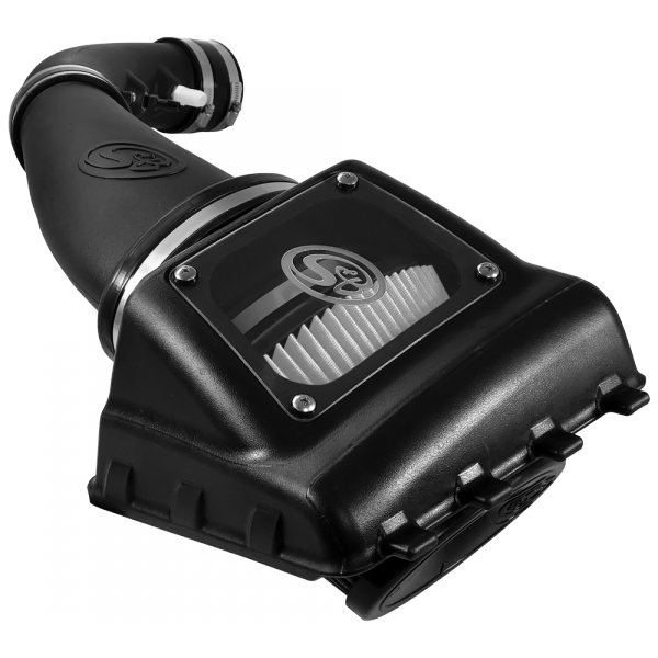 Cold-Air-Intake-For-11-16-Ford-F250,-F350-V8-6.2L-Dry-Dry-Extendable-White-SB