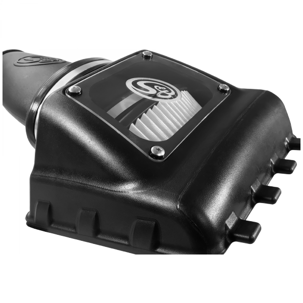 Cold-Air-Intake-For-11-16-Ford-F250,-F350-V8-6.2L-Dry-Dry-Extendable-White-SB