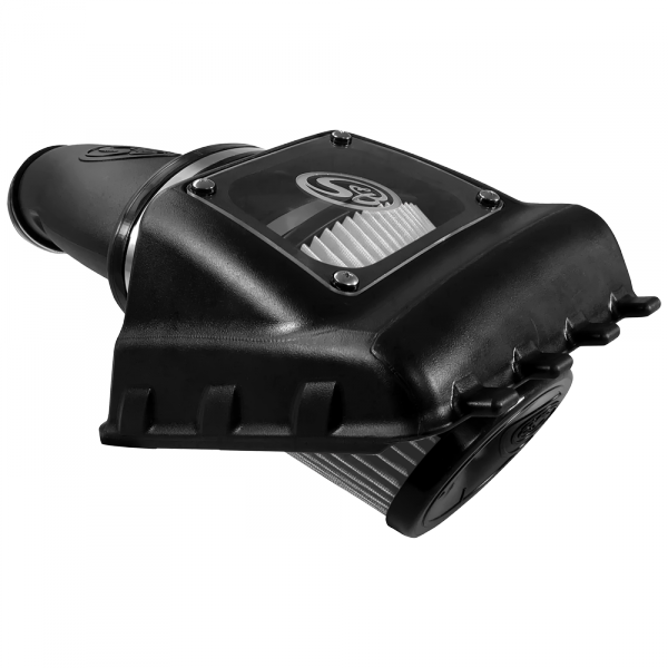 Cold-Air-Intake-For-11-16-Ford-F250,-F350-V8-6.2L-Dry-Dry-Extendable-White-SB