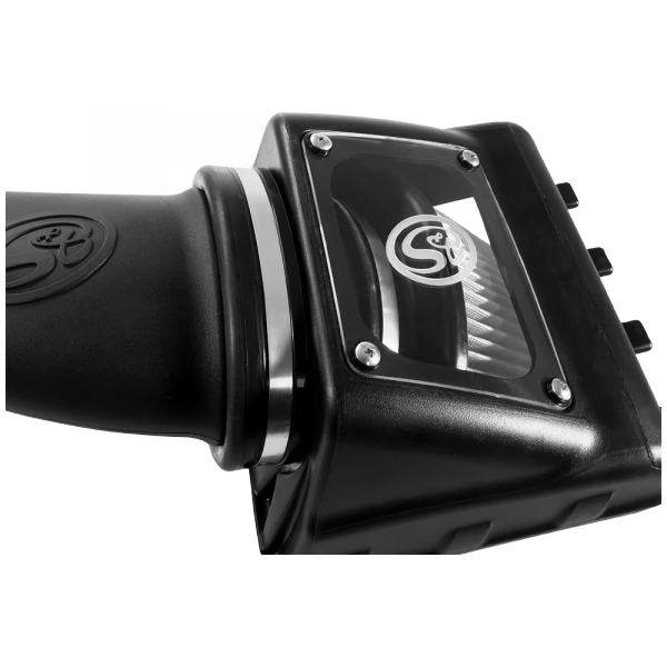 Cold-Air-Intake-For-11-16-Ford-F250,-F350-V8-6.2L-Dry-Dry-Extendable-White-SB