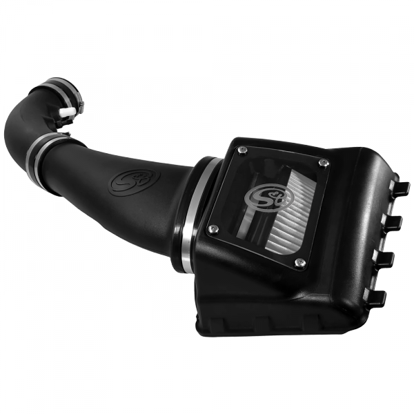 Cold-Air-Intake-For-11-16-Ford-F250,-F350-V8-6.2L-Dry-Dry-Extendable-White-SB