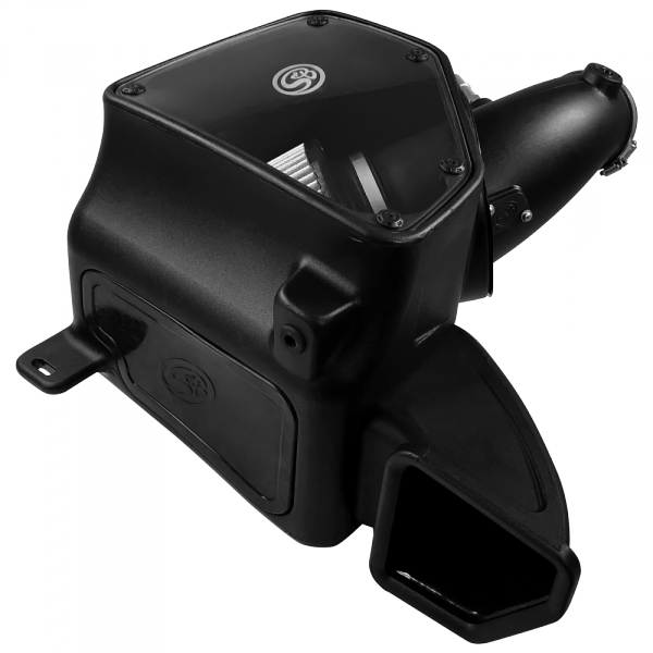Cold-Air-Intake-For-14-18-Dodge-Ram-2500-3500-Hemi-V8-6.4L-Dry-Extendable-White-SB