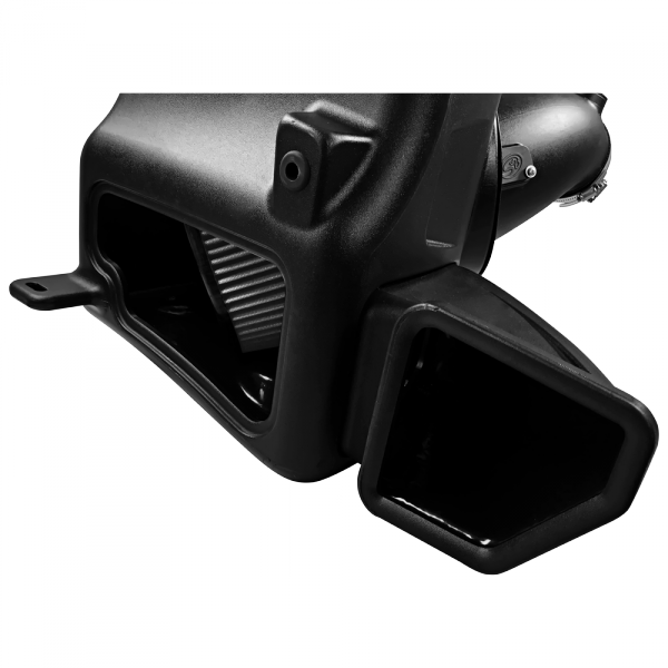 Cold-Air-Intake-For-14-18-Dodge-Ram-2500-3500-Hemi-V8-6.4L-Dry-Extendable-White-SB