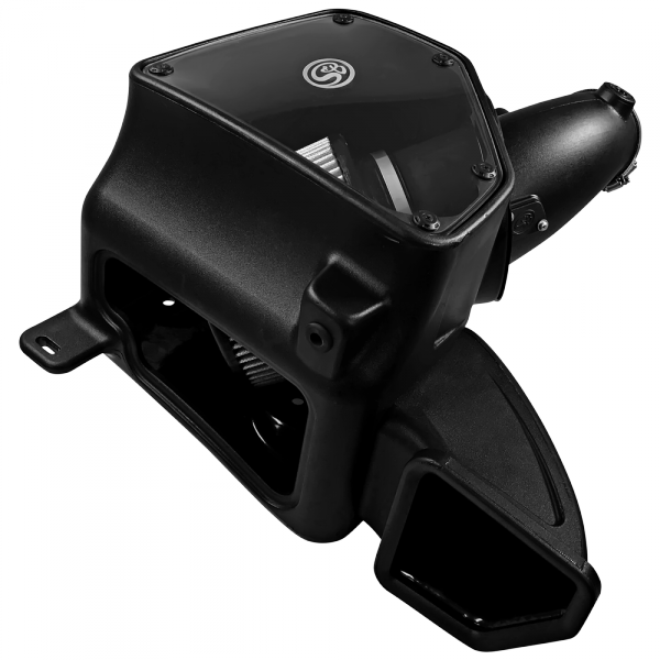 Cold-Air-Intake-For-14-18-Dodge-Ram-2500-3500-Hemi-V8-6.4L-Dry-Extendable-White-SB