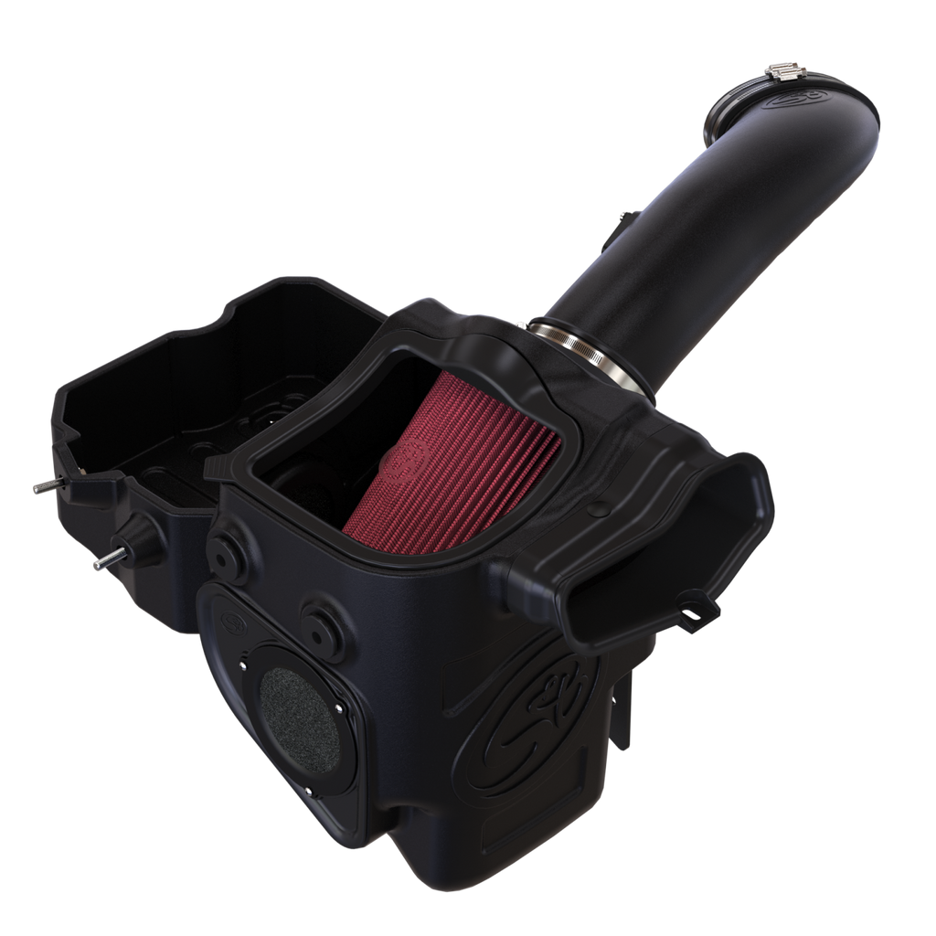 Cold-Air-Intake-For-17-19-Ford-F250-F350-V8-6.7L-Powerstroke-Cotton-Cleanable-Red-SB
