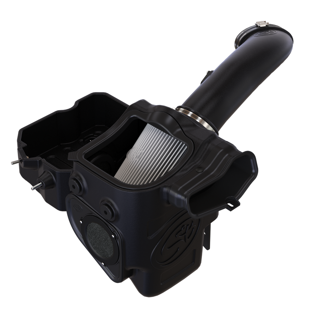 Cold-Air-Intake-For-17-19-Ford-F250-F350-V8-6.7L-Powerstroke-Dry-Extendable-White-SB