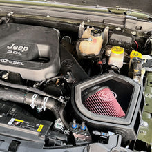 Load image into Gallery viewer, Cold-Air-Intake-For-20-22-Jeep-Wrangler--Gladiator-3.0L-Ecodiesel-Dry-Extendable-White-S-B